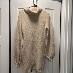 Long sleeve sweater dress